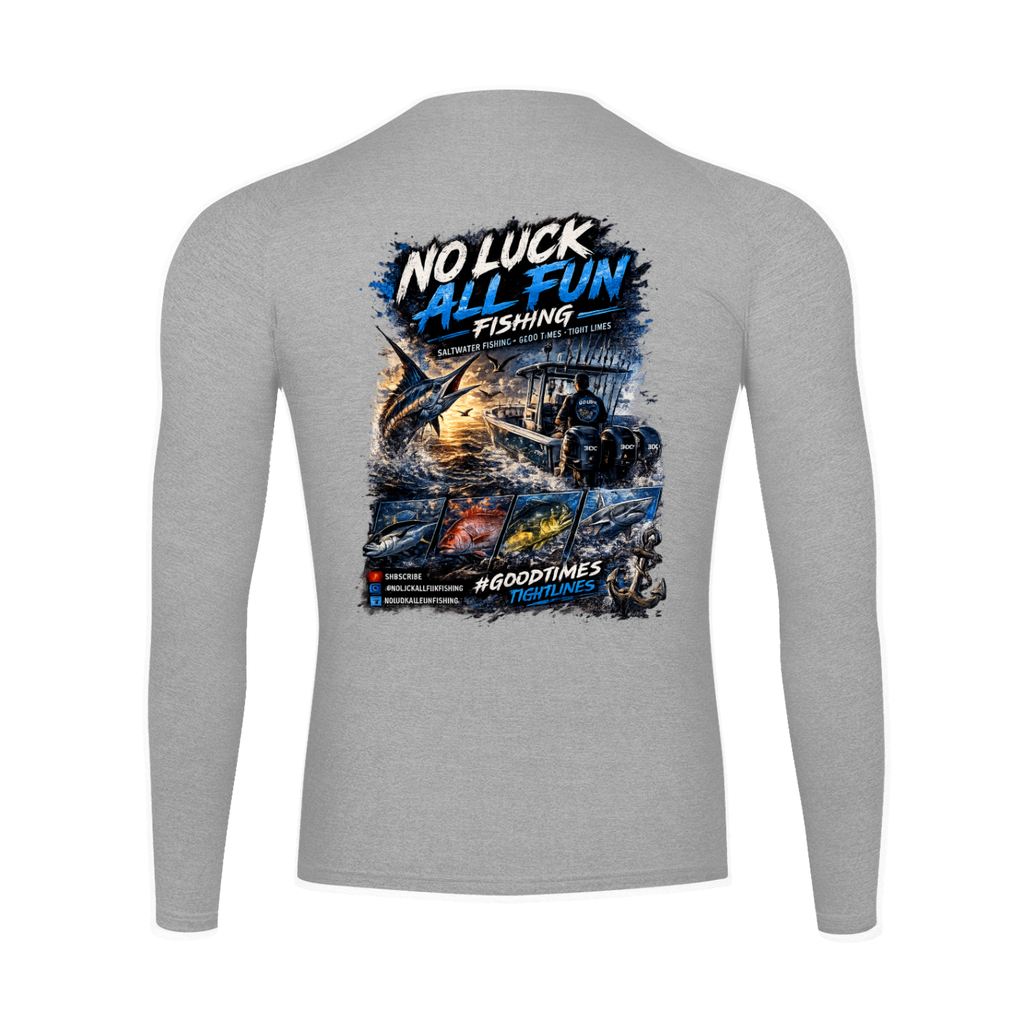 NoLuck AllFun Fishing Long Sleeve Fishing Shirt